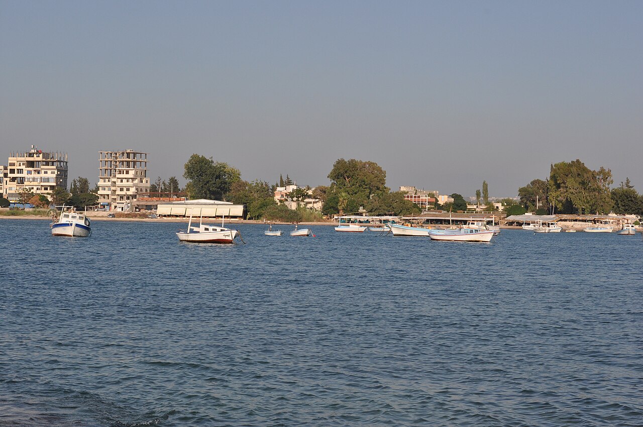 The Mediterranean coast of Latakia, Syria